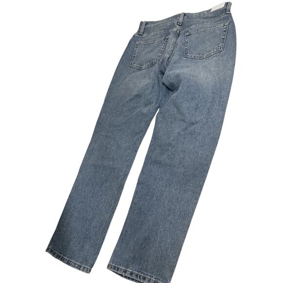 Something Navy Womens Mom Jeans Cotton High Rise Blue Med Wash Size 27 - Picture 4 of 15